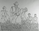 Archival artwork by Winfred Rembert from the Seven Voices exhibition