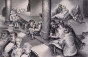 Dress Circle-Carnagie Hall, 1936 — Women Printmakers exhibition